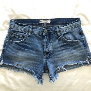 Free People Denim Shorts